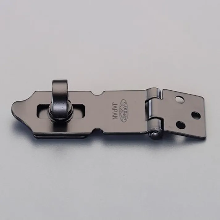 ESCO 57mm 掛金(スチール製・ツヤ消し黒) EA951BD-260 4550061600535(CDC)【別送品】