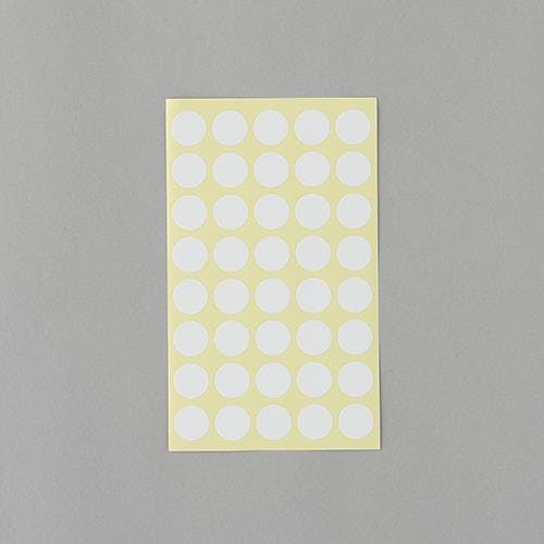 エーワン(A-one) カラーラベルシール(白/14枚) φ15mm/560片 EA956VC-100 4550061696590【別送品】