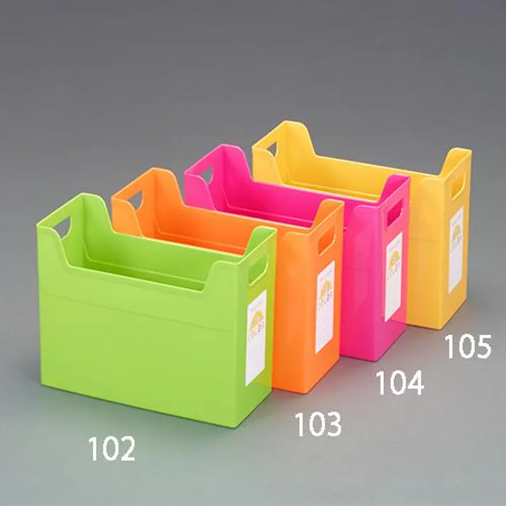 ナカバヤシ 140x329x237mm ファイル収納ボックス(ピンク) EA954TL-104 4550061728918(CDC)【別送品】