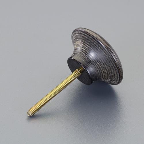 つまみ(木製/ねじ込み式) φ35x20mm/M4 EA951CA-151 4550061736289【別送品】