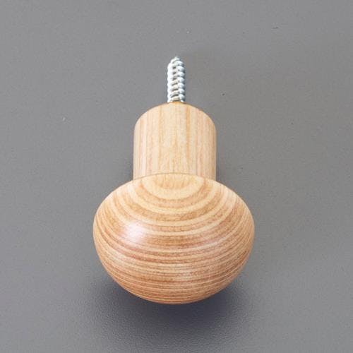 つまみ(木製/ねじ込み式) φ35x45mm EA951CA-113 4550061746738【別送品】