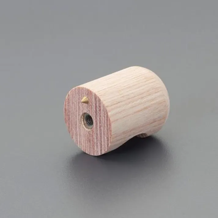 ESCO φ25x32mm つまみ(木製) EA951CA-118 4550061747506(CDC)【別送品】