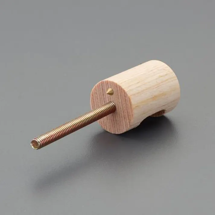 つまみ(木製/ねじ込み式) φ20x25mm/M4 EA951CA-133 4550061748305【別送品】