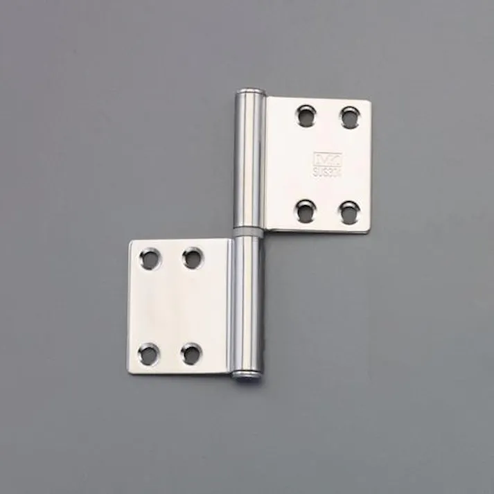 ESCO 102x 89mm 旗丁番(左右兼用/鏡面クローム) EA951CT-34 4550061764824(CDC)【別送品】