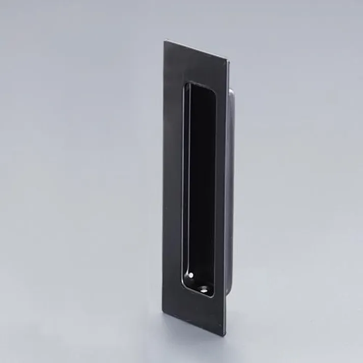 ESCO 151x 44 mm 引戸取手(ステンレス製/マットブラック) EA951C-8 4550061766347(CDC)【別送品】