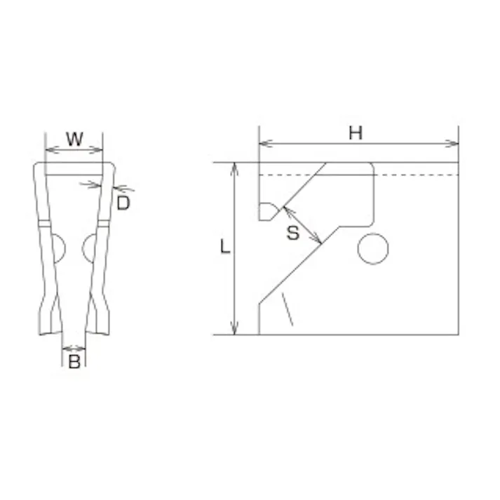 グレーチング連結金具(クリップ/ステンレス) 35x30x13mm EA951TA-167 4550061769386【別送品】