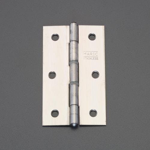 中厚丁番(SUS304/ヘアライン) 76x45mm EA951HD-11 4550061773697【別送品】