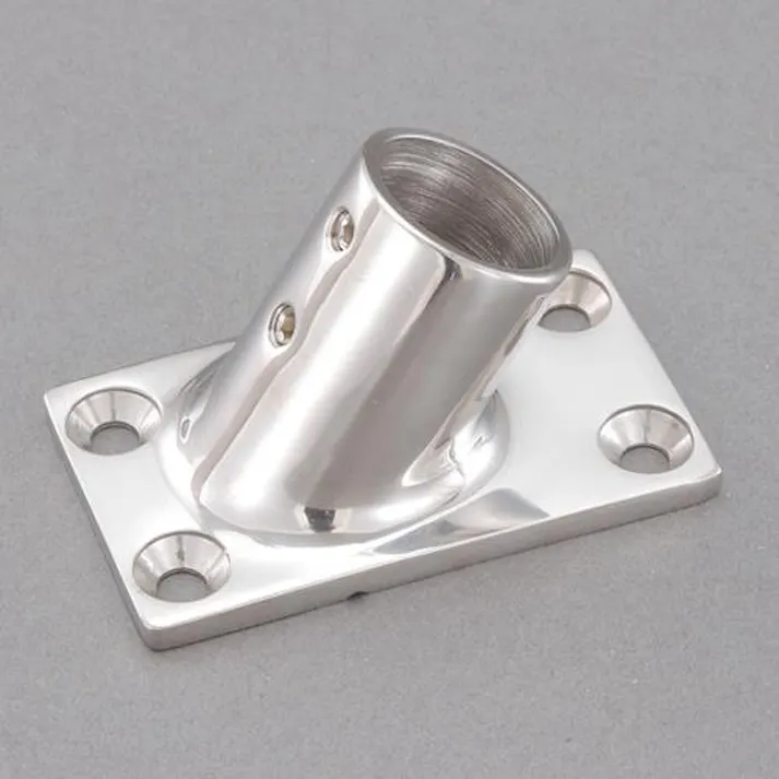 ESCO 25mm パイプ用アングルベース(ステンレス製) EA951EW-153 4550061848760(CDC)【別送品】