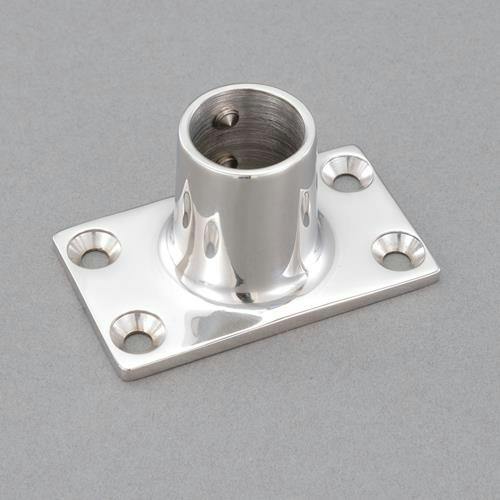 パイプ用アングルベース(ステンレス製) 25mm EA951EW-154 4550061848784【別送品】