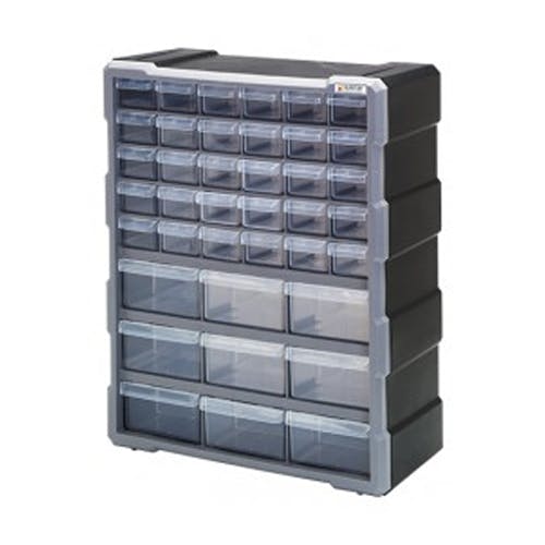 パーツキャビネット(6列5段・3列3段) 381x159x476mm EA957FT-3