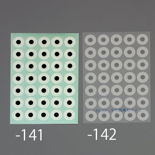 ニチバン パンチラベル(透明/8枚) φ6mm/280片 EA956VC-142