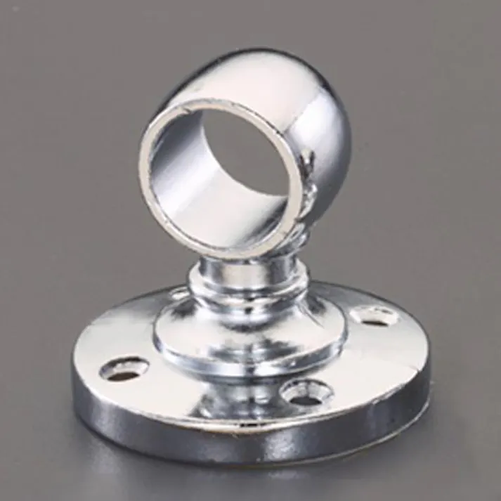ESCO φ16mm パイプ用ブラケット(中間用/クロームメッキ) EA951ES-63 4550061910450(CDC)【別送品】