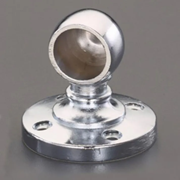 ESCO φ16mm パイプ用ブラケット(エンド用/クロームメッキ) EA951ES-68 4550061910481(CDC)【別送品】
