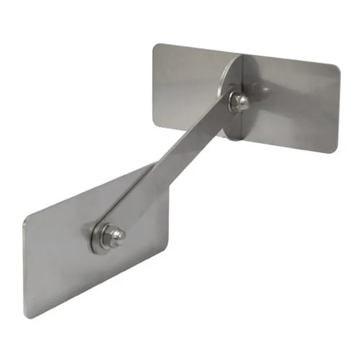 ESCO 120x50mm 転倒防止可動式金具(壁用) EA979CL-37 4550061911006(CDC)【別送品】