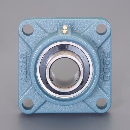 旭精工 角フランジ形ユニット UCF204/20mm EA966MJ-204 4550061967133【別送品】