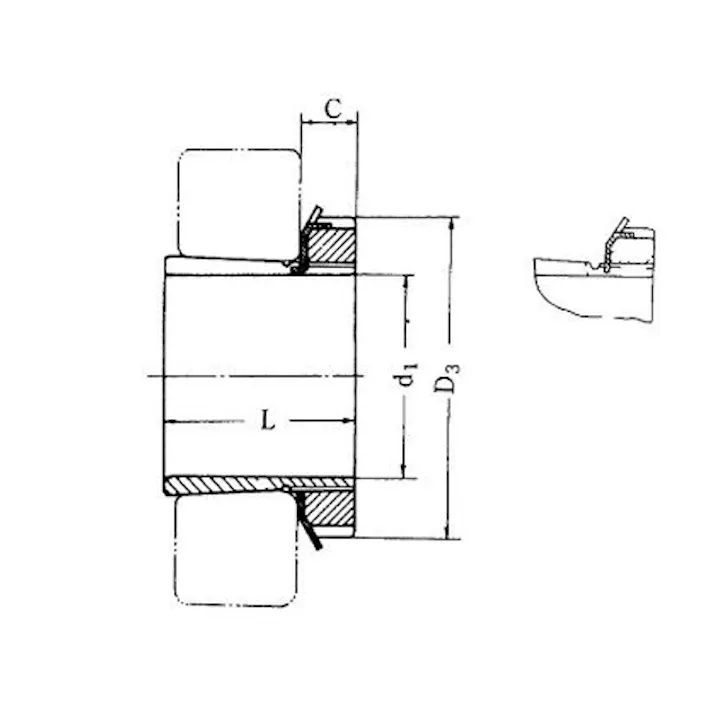 ESCO H3124X/110mm 軸受用アダプタ EA966PC-124 4550061992357(CDC)【別送品】