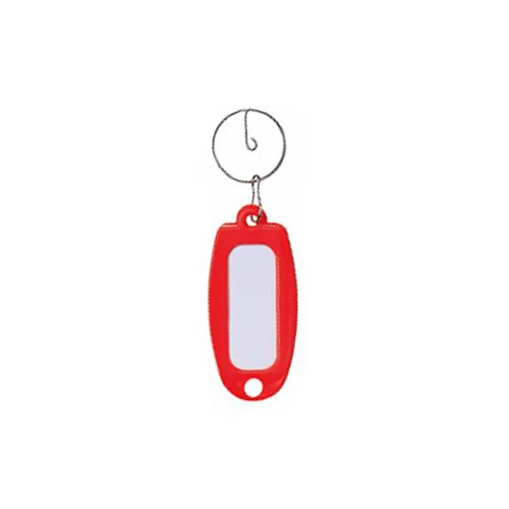 ESCO 27x52mm ネームタグ(赤/10個) EA956VA-12A 4550061996577(CDC)【別送品】