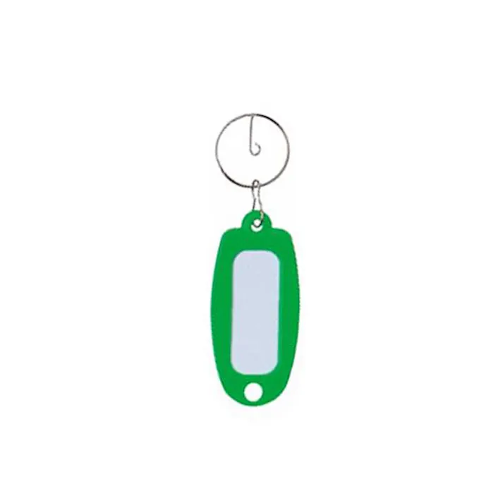ESCO 27x52mm ネームタグ(緑/10個) EA956VA-13A 4550061996584(CDC)【別送品】