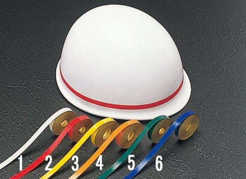 ESCO  10x700mm ヘルメット用反射テープ(黄10枚x1巻) EA983G-3 4518340114203(CDC)【別送品】