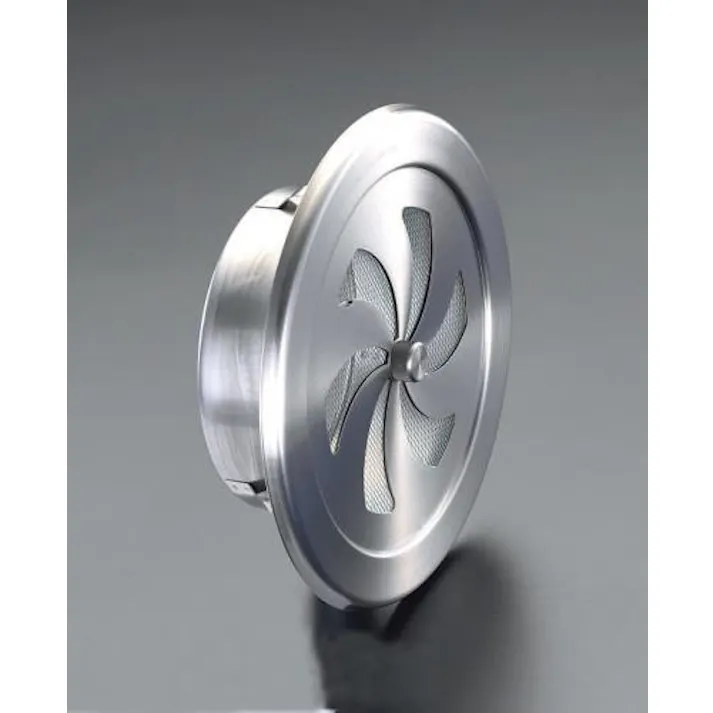 宇佐美工業 97-111mm 丸型レジスター(ステンレス製) EA997MA-4 4518340120426(CDC)【別送品】