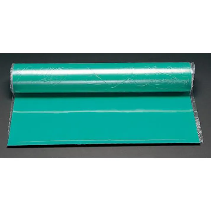ESCO 1.0x5.0m/2.0mm ゴムシート(グリーン) EA997RB-205G 4518340120525(CDC)【別送品】