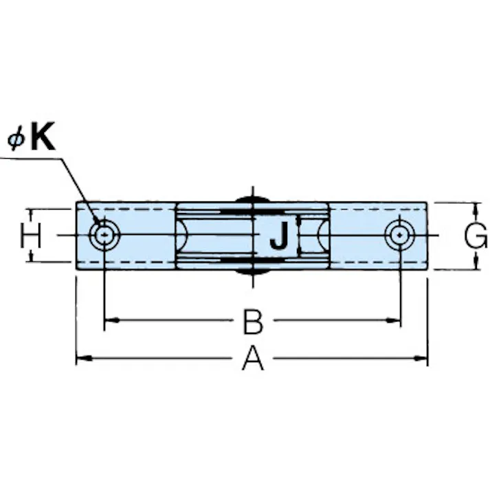 ヨコヅナ 戸車(丸溝・ステンレス製/2個) 30mm EA986RE-1 4518340139572【別送品】