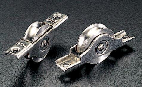 ヨコヅナ 戸車(丸溝・ステンレス製/2個) 42mm EA986RE-3 4518340139596【別送品】