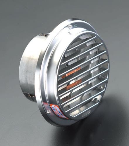 宇佐美工業 丸型ガラリ(防火ダンパー付/ステンレス製) 97-111mm EA997MA-21 4518340161542【別送品】