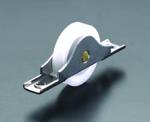 ESCO  40mm 戸車(平型･ジュラコン(R)車輪･ステンレス製) EA986R-5 4518340161726(CDC)【別送品】