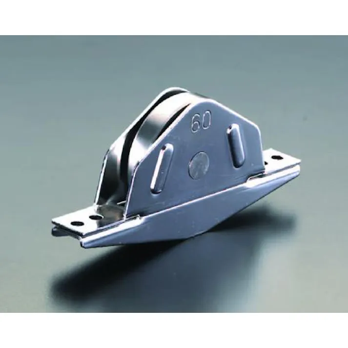 ヨコヅナ 戸車(平型・ステンレス車輪・ステンレス製) 75mm EA986R-23 4518340162167【別送品】