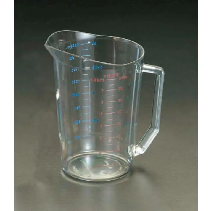 ESCO 500ml 計量カップ(ポリカーボネイト) EA991KP-0.5 4518340187887(CDC)【別送品】