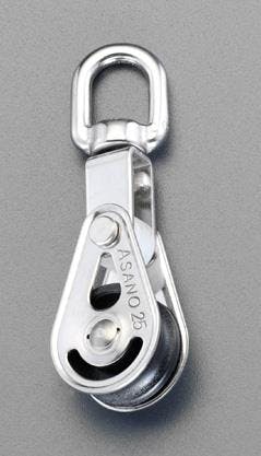 スイベル式ミニブロック(ステンレス製) 35mm EA987S-13 4518340230705【別送品】