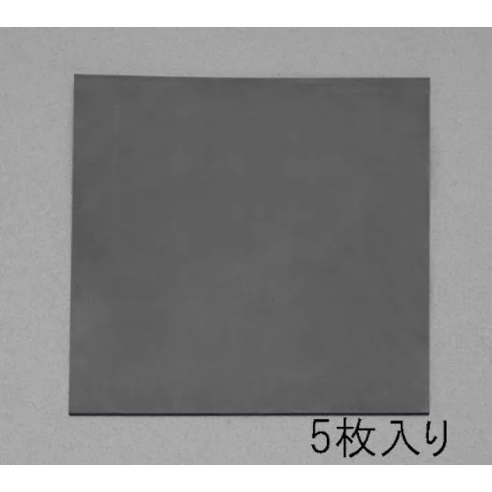 ESCO 100x100x1.0mm ゴム板(耐油・耐熱性・5枚) EA997XC-51 4518340253483(CDC)【別送品】