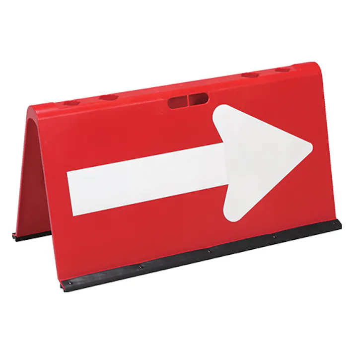 三甲(サンコー) 矢印方向板(矢印反射) 900x400x455mm EA983FT-171 4518340259324【別送品】