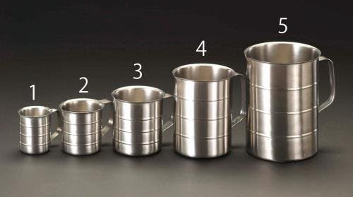 計量カップ(ステンレス製) 4000ml EA991KR-5 4518340333901【別送品】