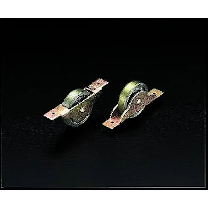 ESCO 30mm 戸車(平型・スチール製/2個) EA986RJ-30 4518340359482(CDC)【別送品】