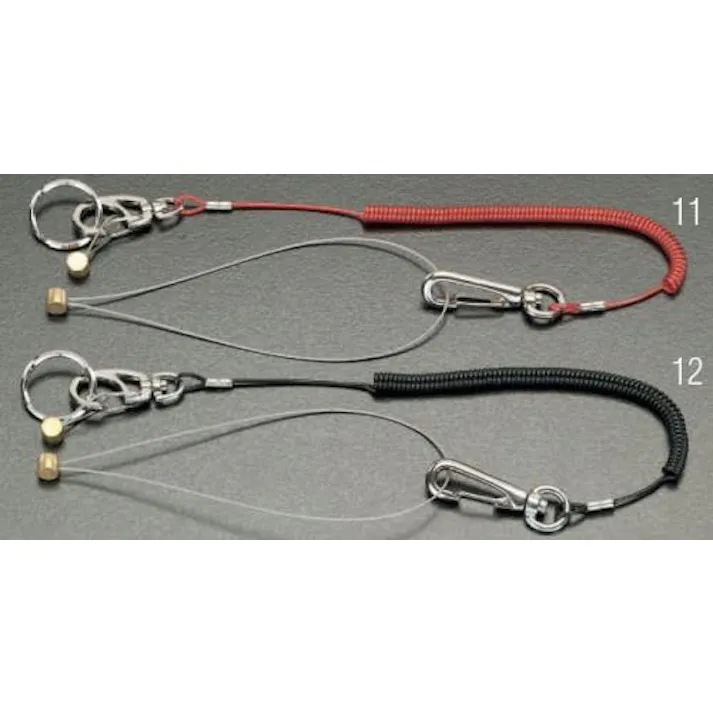 ESCO 1.7x370-1500mm セーフティーループ(スリム/黒 EA983SL-12 4518340362789(CDC)【別送品】