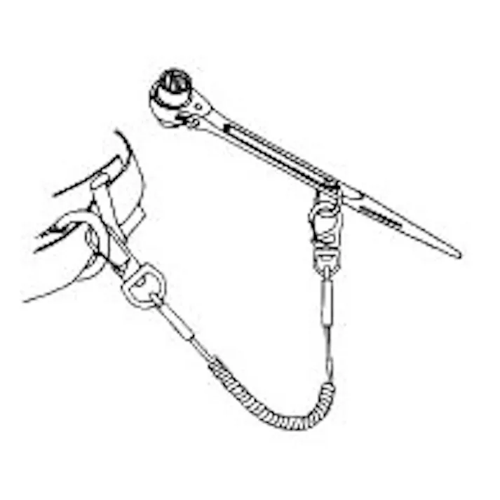 ESCO 1.7x370-1500mm セーフティーループ(スリム/黒 EA983SL-12 4518340362789(CDC)【別送品】