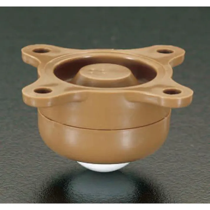 ESCO 53.0x34.5mm ボールキャスター(プラスティック製) EA986S-2 4518340375871(CDC)【別送品】