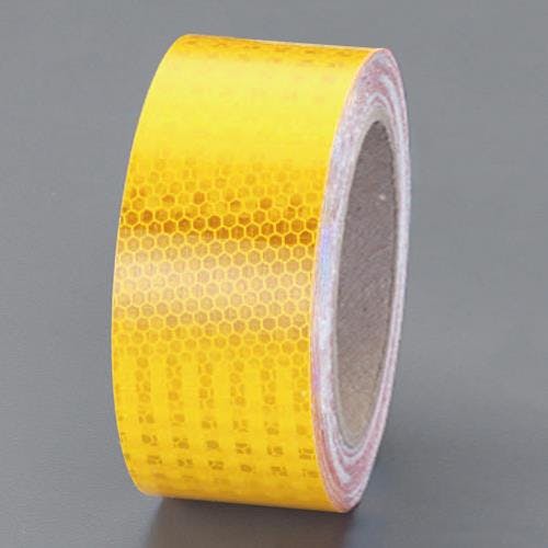 ハイレベル反射テープ(黄) 50mmx9.1m EA983G-45 4518340457461【別送品】