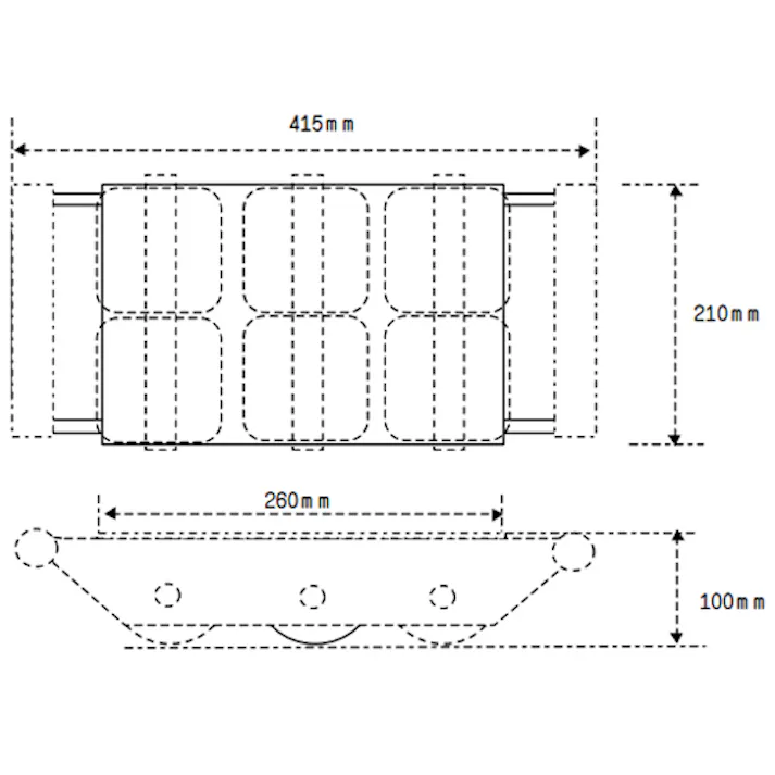 ESCO 6.0ton トランスポートローラー EA986DB-45 4518340491939(CDC)【別送品】