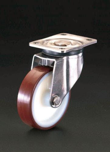 キャスター(自在金具・ステンレス製) 100mm EA986LH-100 4518340511842【別送品】