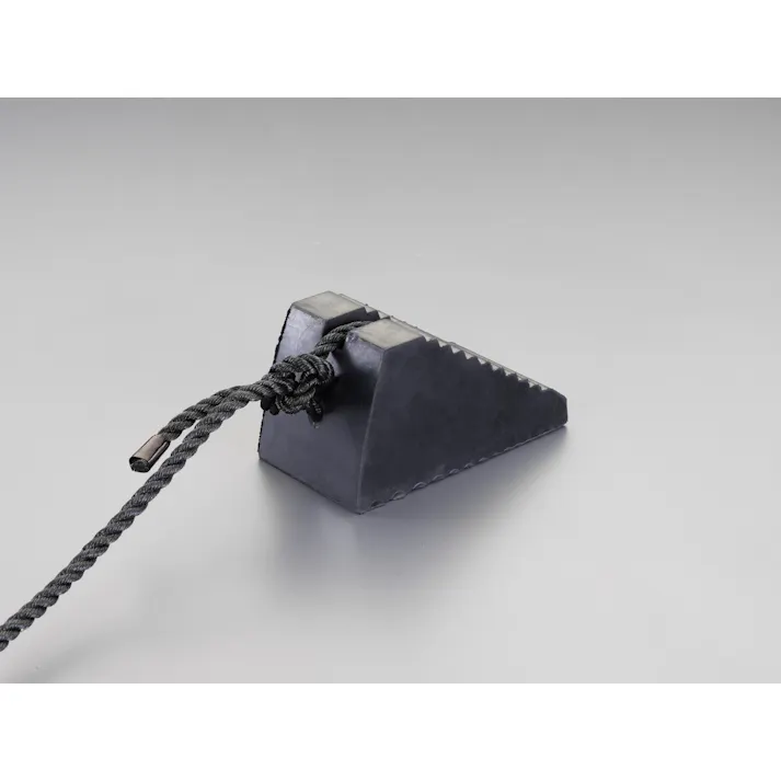 ESCO 100x 95x170mm タイヤストッパー(ヒモ付/4組) EA984VA-74 4518340515031(CDC)【別送品】