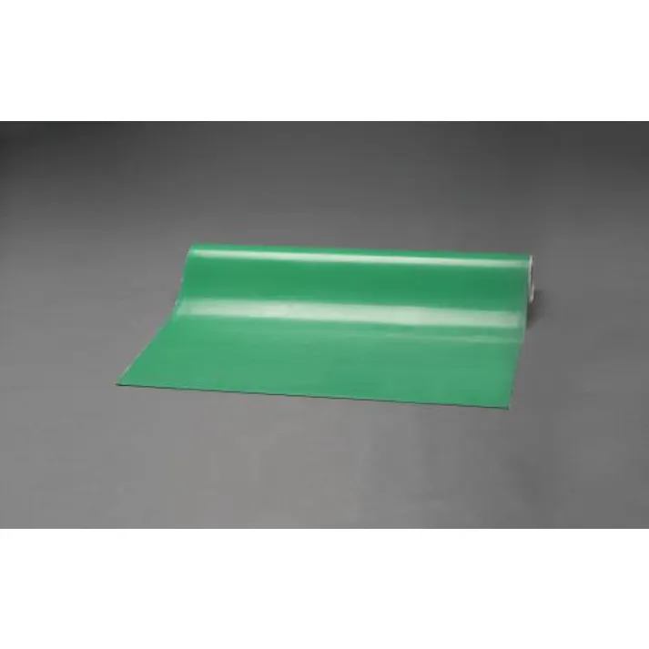テラモト 1.0x5.0m/2.0mm 導電性マット(緑) EA997RB-5 4518340608948(CDC)【別送品】