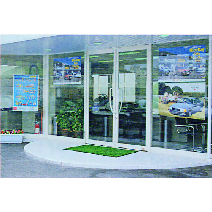 テラモト 玄関マット(緑) 450x750mm EA997RH-81 4518340612938【別送品】