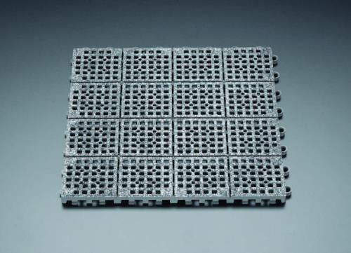 テラモト ノンスリップマット(連結式) 300x300mm EA997RJ-5 4518340613379【別送品】