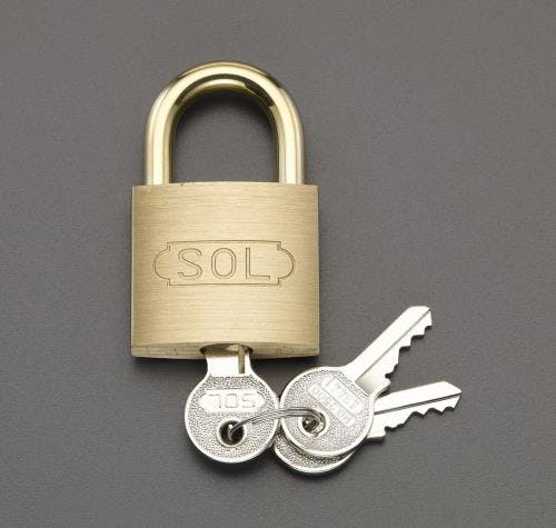 シリンダー錠(同一キー) 45mm EA983TC-27 4518340638501【別送品】