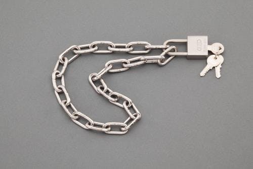 チェーンロック(ステンレス製) 5x600mm EA983VD-60 4518340660274【別送品】