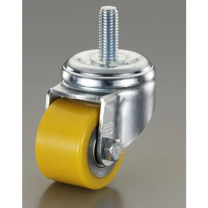 ESCO 35mm/M10 キャスター(自在金具・ねじ式) EA986HT-31 4518340675391(CDC)【別送品】