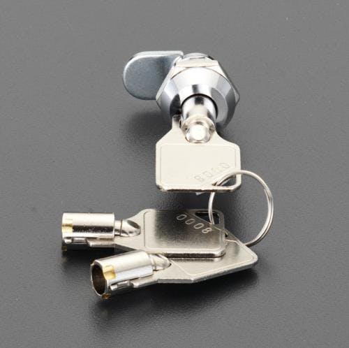 サイドバーロック(同一キー/スチール製) φ15x5.5mm EA983TH-10 4518340678262【別送品】